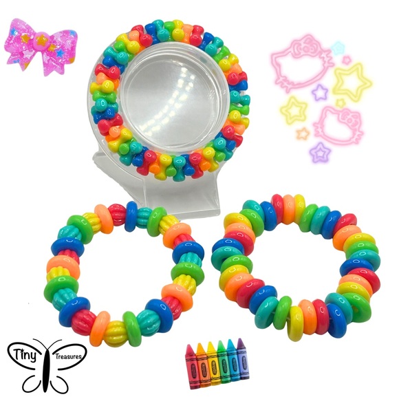 🌈Rainbow Decora Kandi Set🌈 - Picture 1 of 4